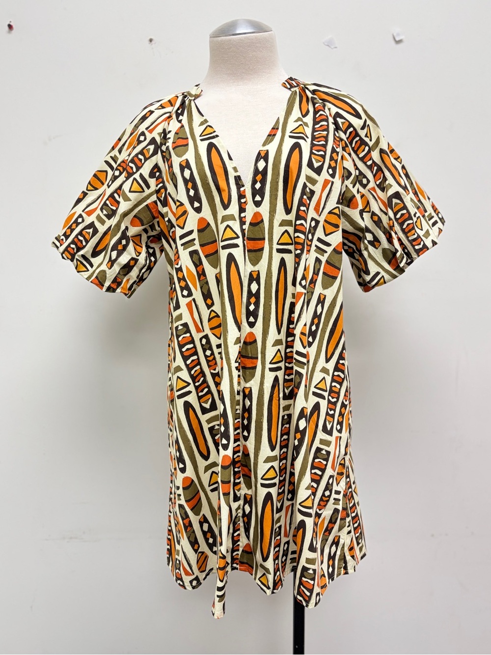 Tribal Print Mini Dress